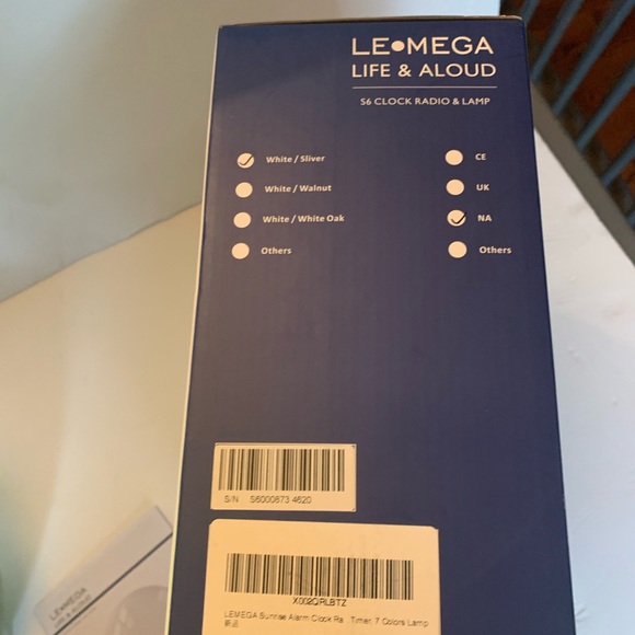 LE Mega Life & Sound Clock Radio & Lamp NWT - Picture 6 of 9